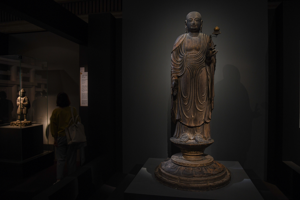 国宝《地蔵菩薩立像》平安時代・9世紀 奈良・法隆寺蔵