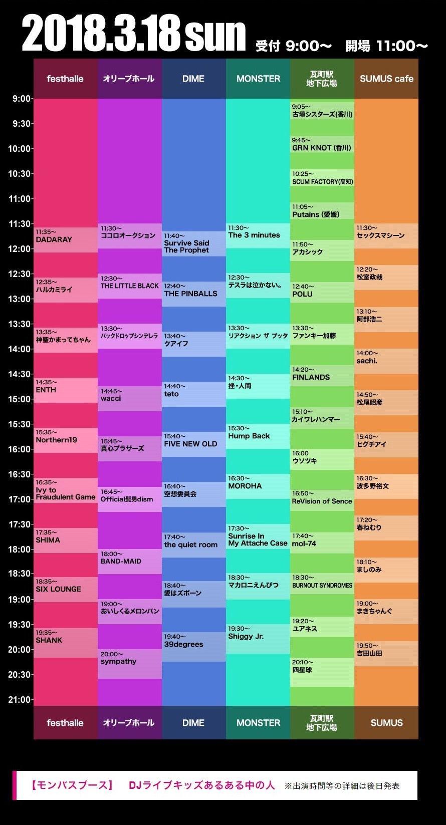 『SANUKI ROCK COLOSSEUM』3月18日