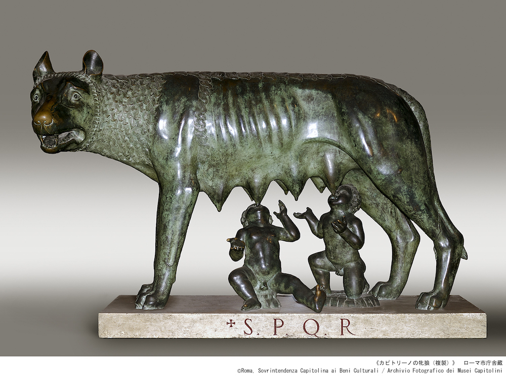 《カピトリーノの牝狼(複製)》ローマ市庁舎蔵 (C)Roma, Sovrintendenza Capitolina ai Beni Culturali / Archivio Fotografico dei Musei Capitolini