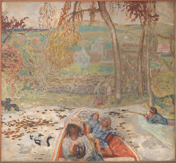 ピエール・ボナール《ボート遊び》1907年　油彩、カンヴァス　278×301cm　オルセー美術館
