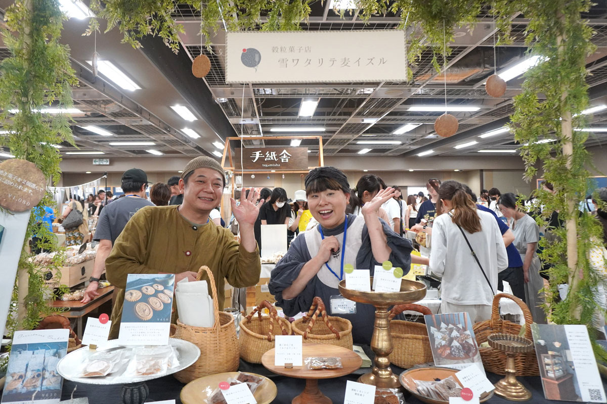 お店の方から元気をもらえる「穀粒菓子店 雪ワタリテ麦イズル」さん。