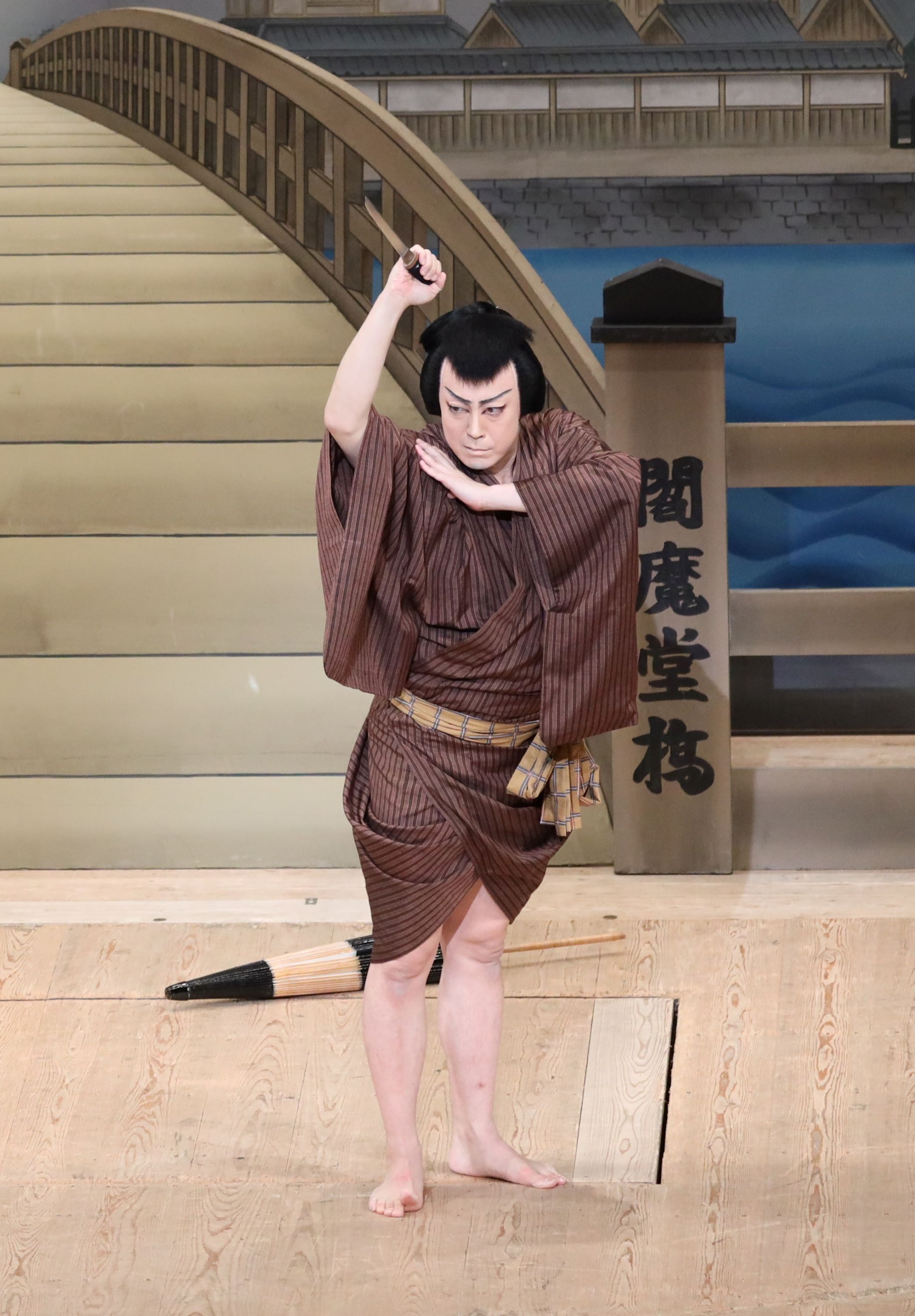 「梅雨小袖昔八丈 髪結新三」尾上菊五郎 (c)松竹