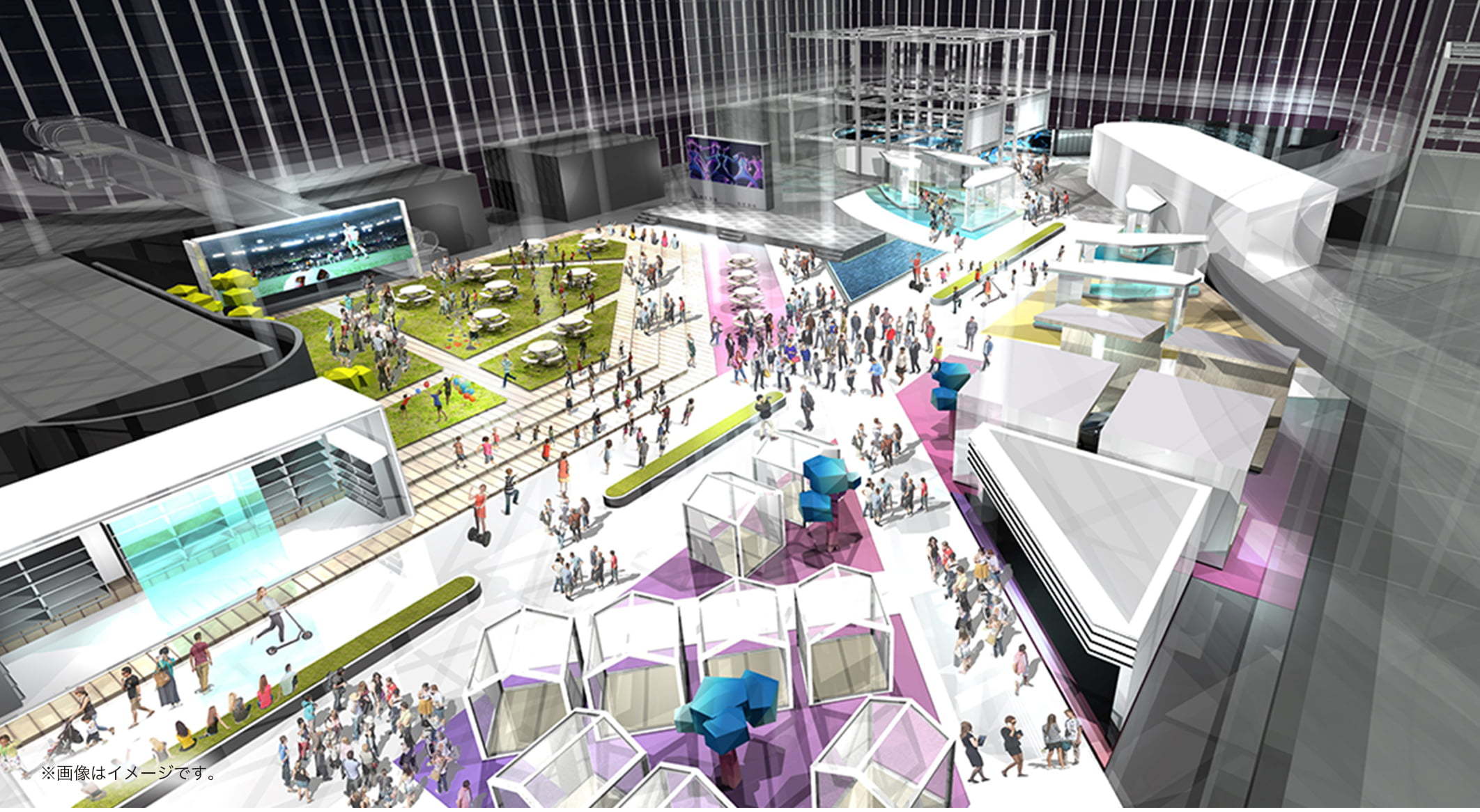 様々な業種の企業が未来の生活を描く「FUTURE EXPO」