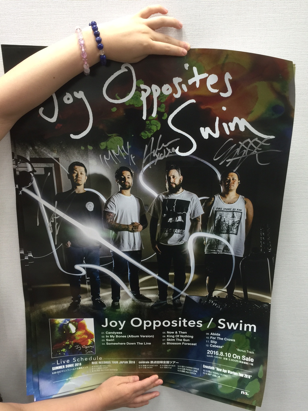 Joy Opposites直筆サイン入りポスター