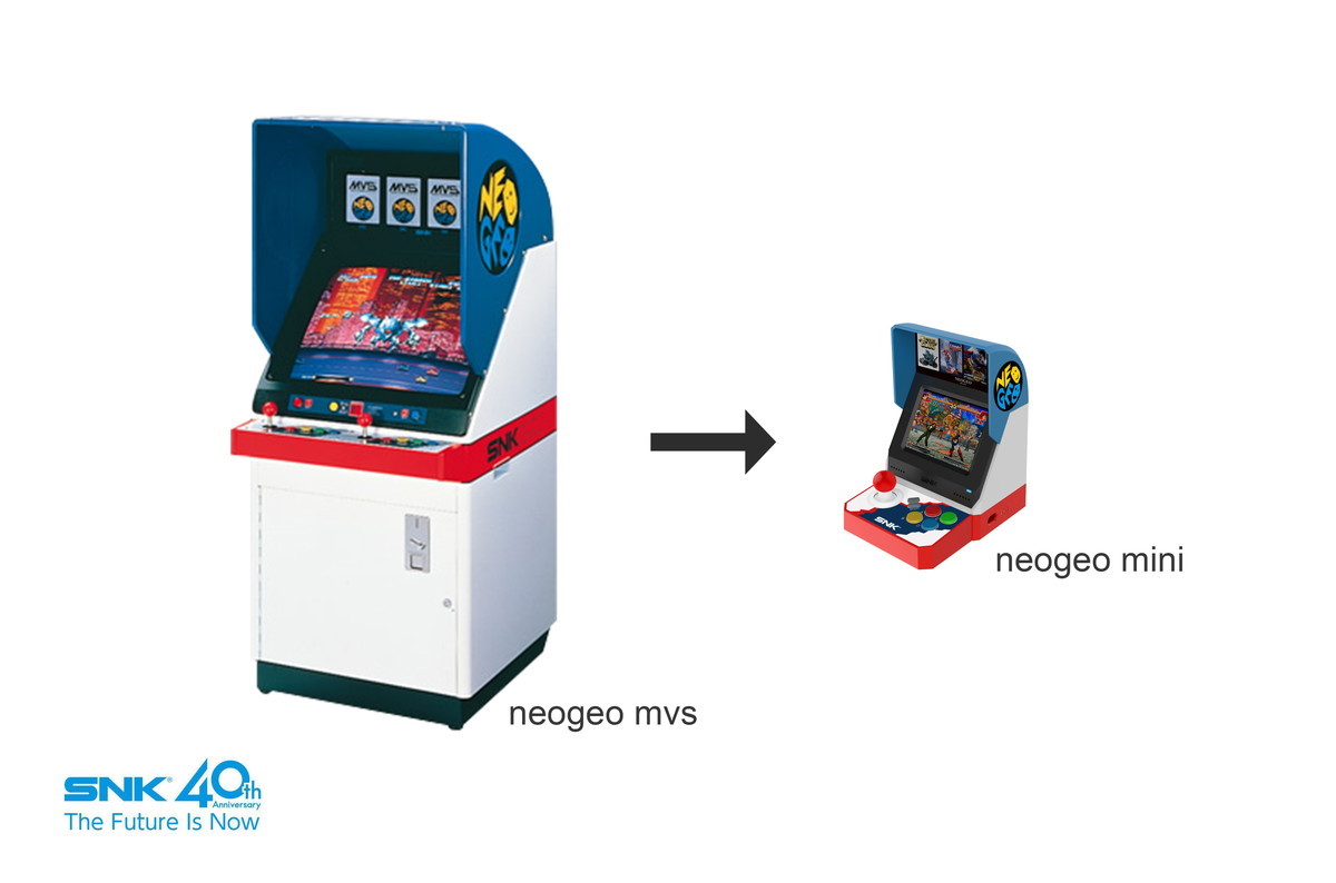 駄菓子屋の熱き日々が蘇る！SNKブランド40周年を記念したゲーム機『NEOGEO mini』が発表「NEOGEO」タイトルを40作品内蔵 |  SPICE - エンタメ特化型情報メディア スパイス