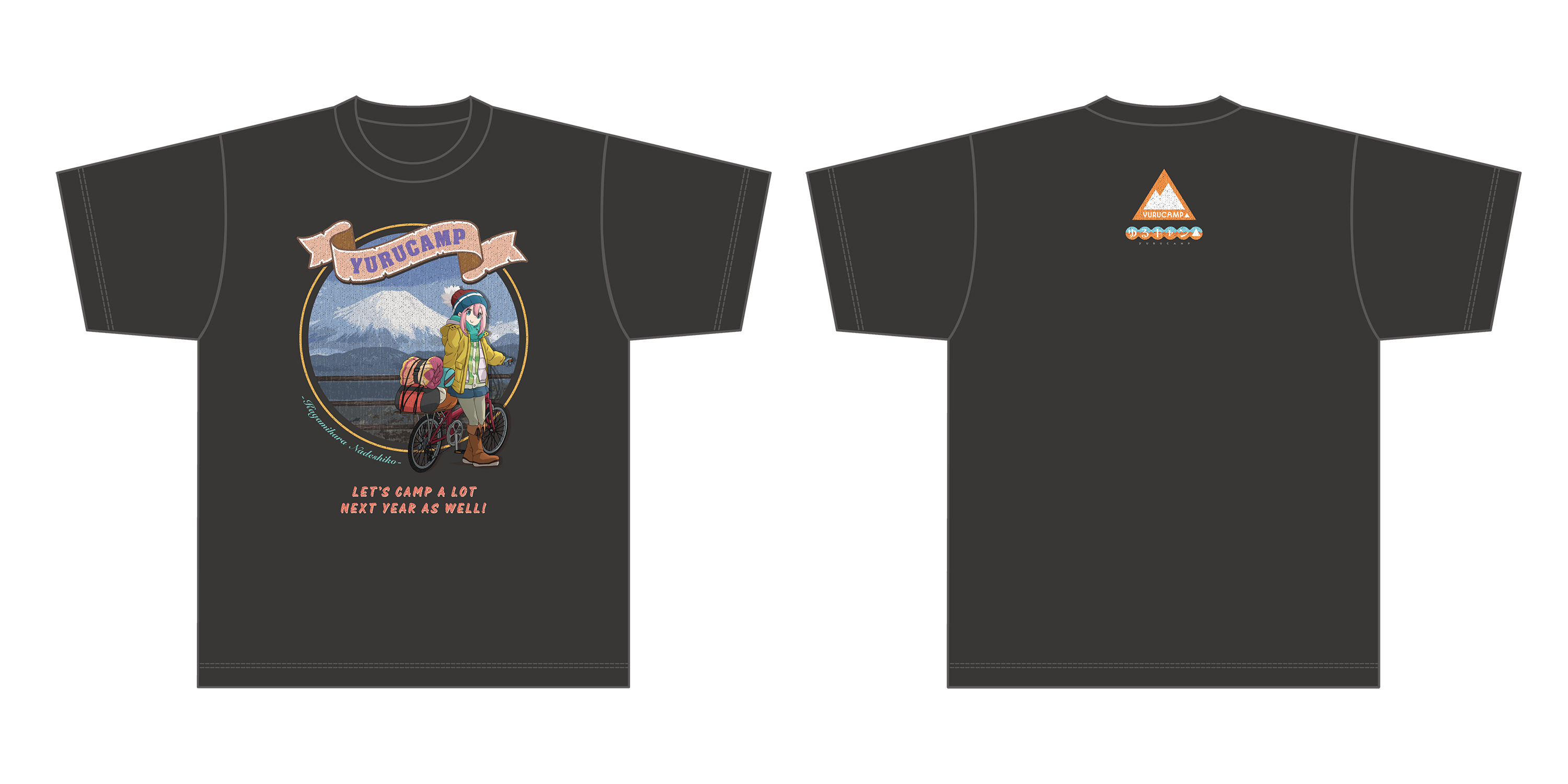 ゆるキャン△ 各務原なでしこ Tシャツ (C)あfろ・芳文社／野外活動サークル