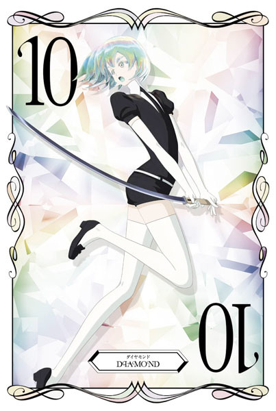 ダイアモンド キャラカード (C) 2017 市川春子・講談社/「宝石の国」製作委員会