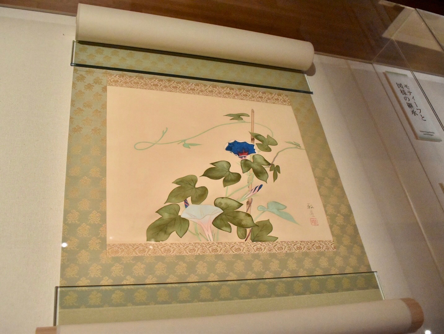 安田靫彦 《朝顔》 1932-37（昭和7-12）年頃 山種美術館蔵