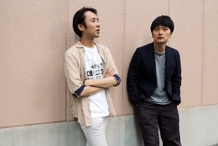（左から）池永英介、山中雄輔