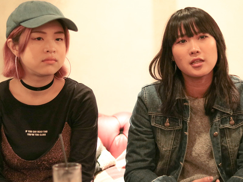 ORESKABAND iCas(左)、HAYAMI(右)