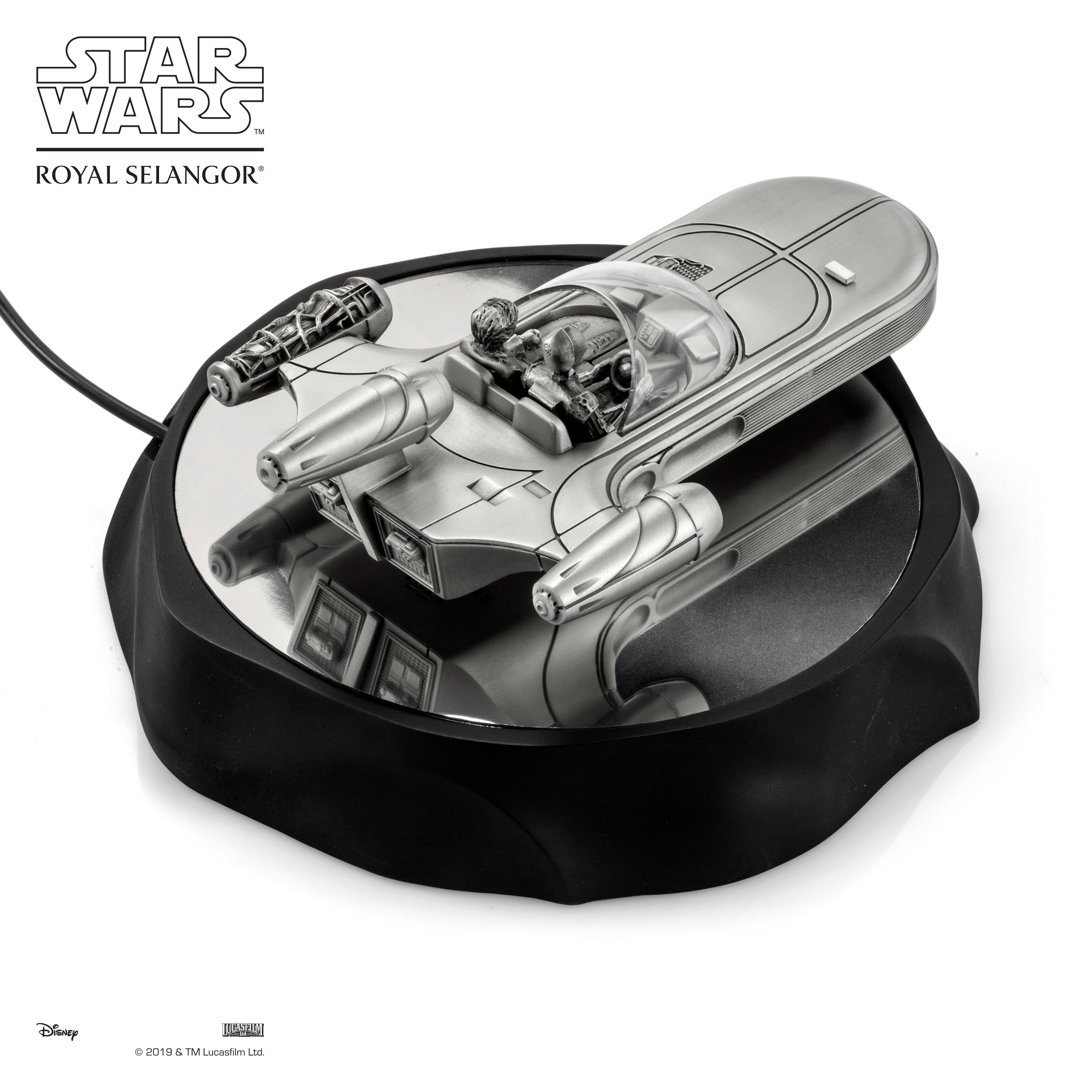 ROYAL SELANGOR『スター・ウォーズ』コレクションヴィークル ランドスピーダー レプリカ
