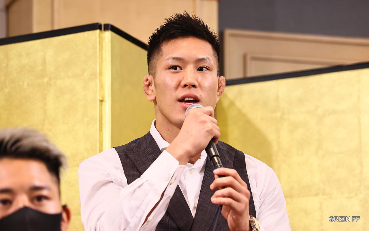 白川陸斗 (c)RIZIN FF