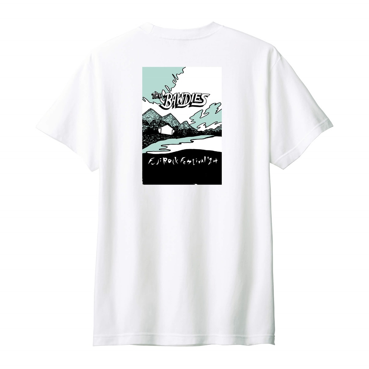 THE BAWDIES x FUJI ROCK '24 Tシャツ　¥4,000（税込）