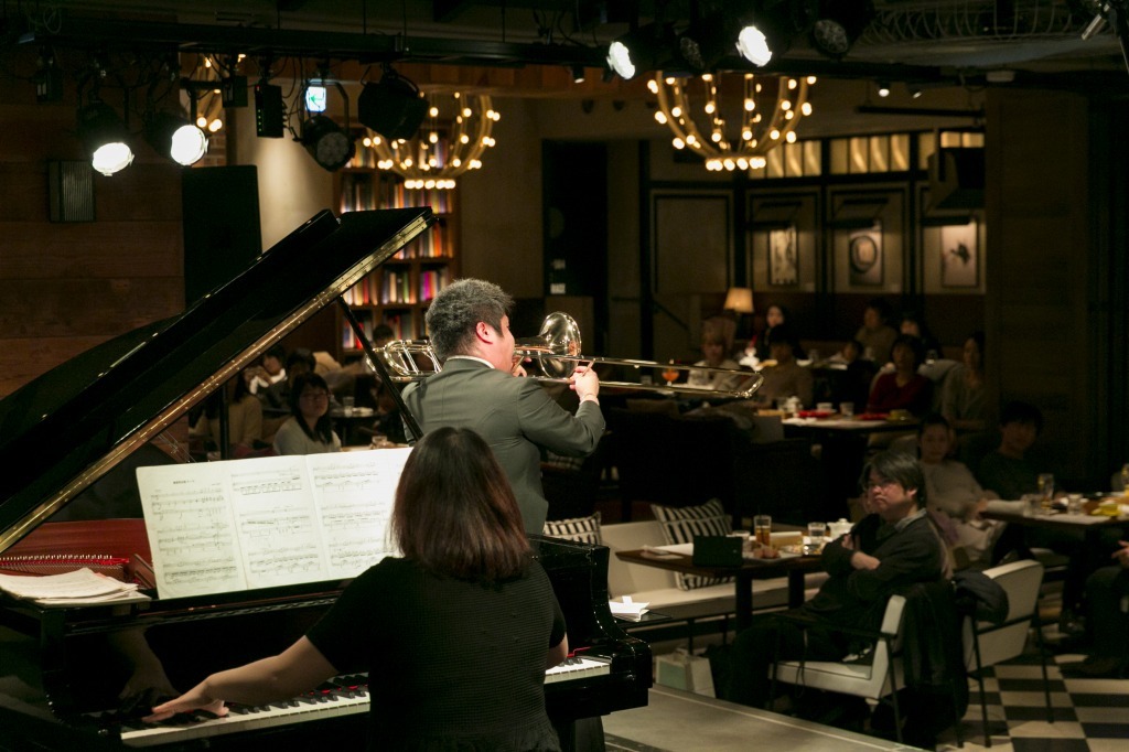 藤原功次郎（トロンボーン）＆原田恭子（ピアノ）