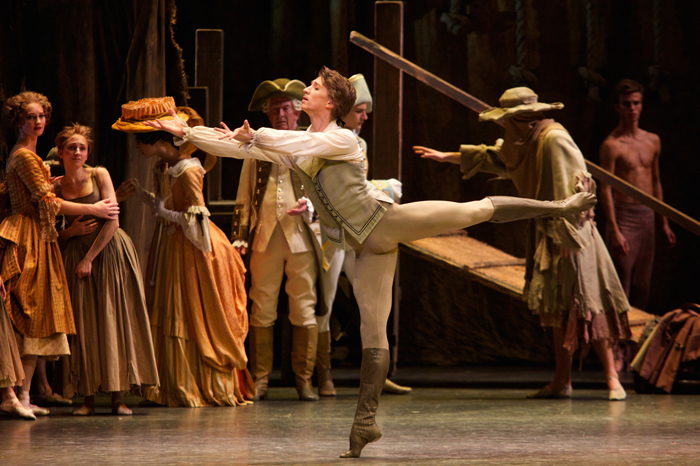 Vadim Muntagirov as Des Grieux in Manon ©ROH Photographed by Alice Pennefather