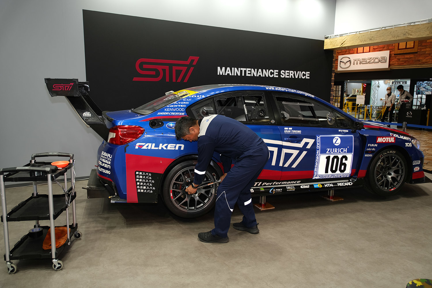 キッザニアエリア　SUBARUブース