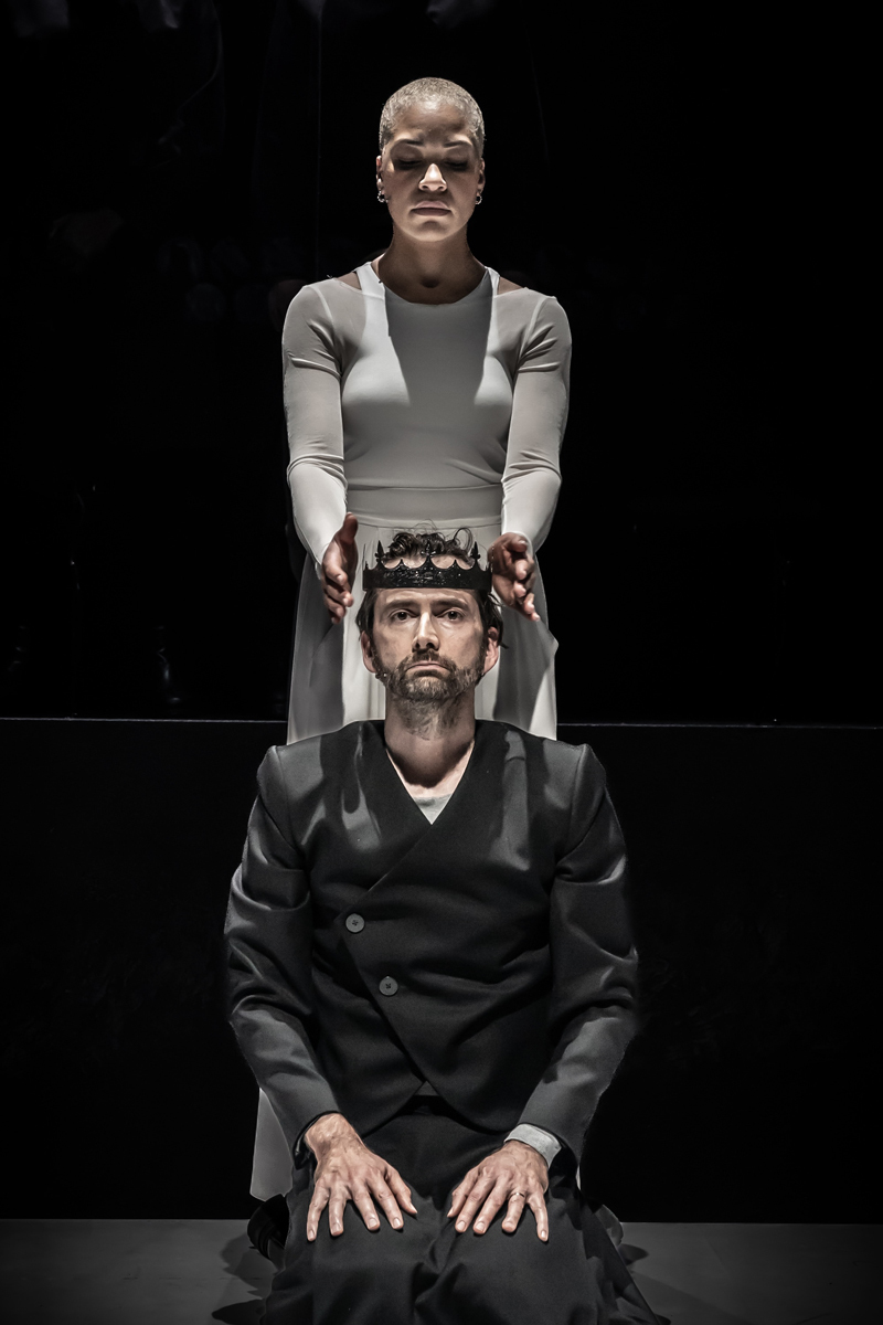 David Tennant and Cush Jumbo MACBETH  Photo by Marc Brenner