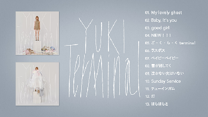 YUKI、ニューアルバム『Terminal』収録の未公開楽曲を含めた全13曲を試聴できるティザー映像を公開