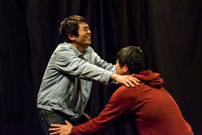 礒村夬、栗原三葉虫 （撮影：塚田史香）