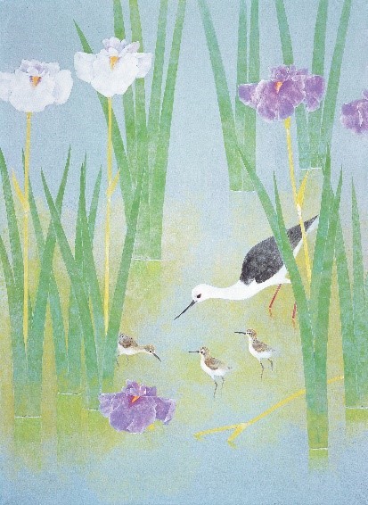 ​「花の水辺Ⅱ」（2007年　松伯美術館蔵）
