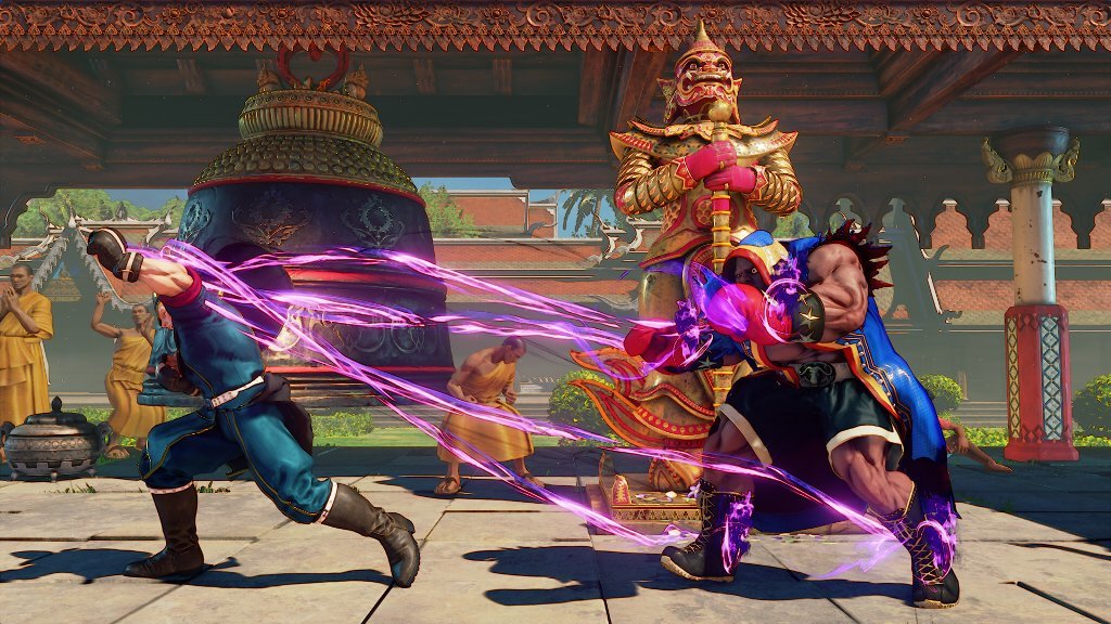 ボタンホールドからの引き寄せ (C)CAPCOM U.S.A., INC. 2016 ALL RIGHTS RESERVED.
