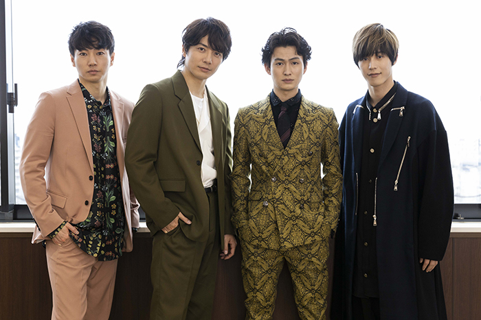 （左から）矢崎広、和田琢磨、松田凌、本田礼生