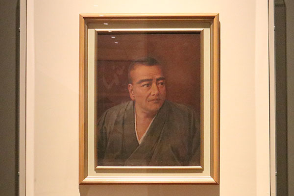 石川静正画「西郷隆盛肖像画」（大正時代初、個人蔵）