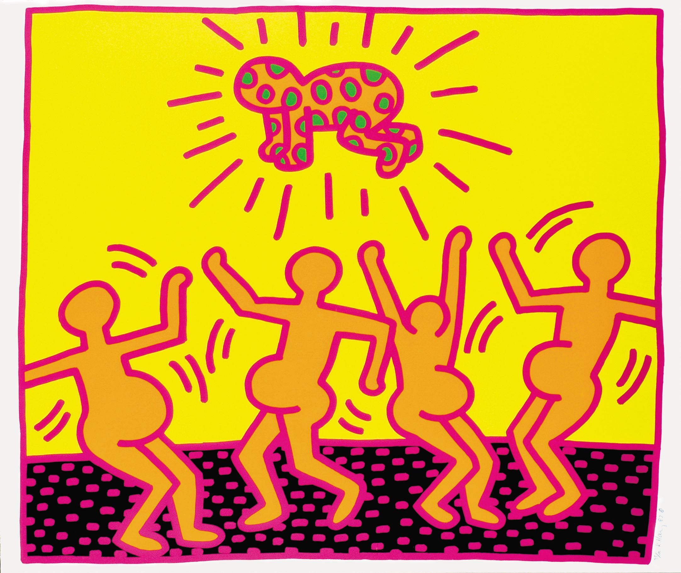 「無題」 1983年 中村キース・ヘリング美術館蔵 Keith Haring Artwork