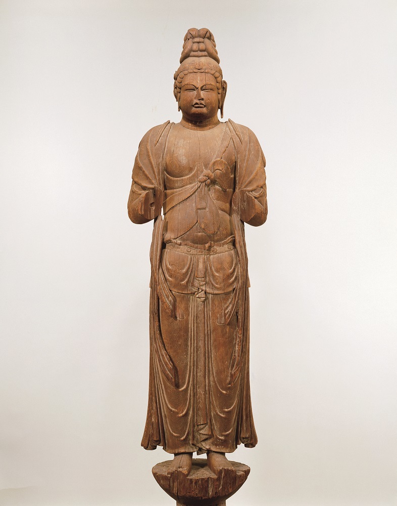 重要文化財　伝衆宝王菩薩立像　奈良時代・8 世紀　奈良・唐招提寺蔵