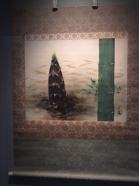 川端龍子≪松竹梅のうち「竹（物語）」≫1957（昭和32）年　絹本・彩色　山種美術館