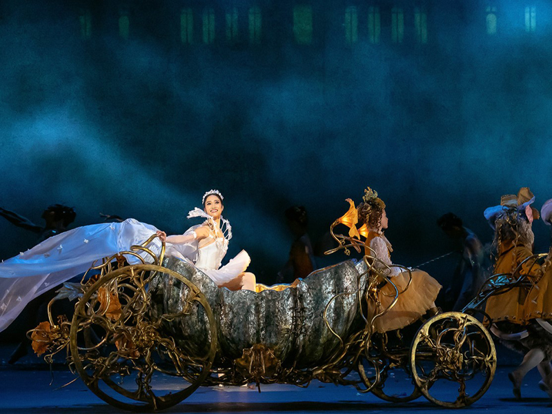 Fumi Kaneko as Cinderella  ©2023 ROH. Photographed by Andrej Uspenski