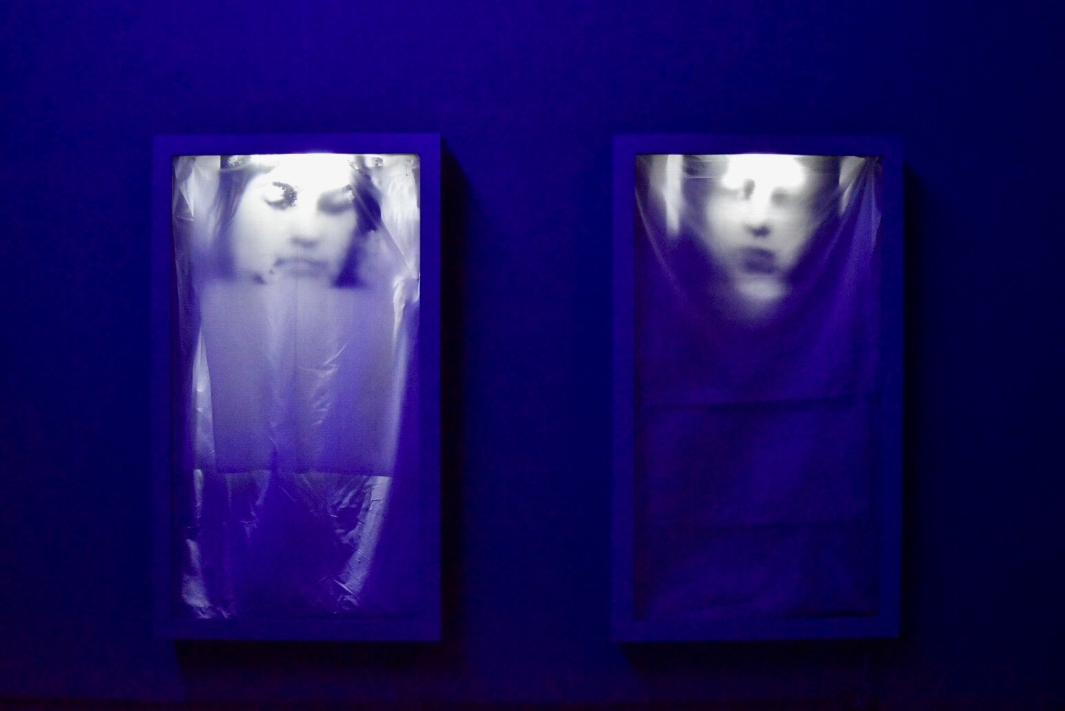《ヴェロニカ》　1996年 「クリスチャン・ボルタンスキー −Lifetime」展 2019年　国立新美術館展示風景