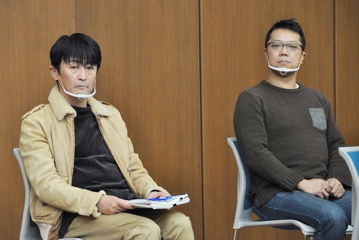 ドラマ『半沢直樹』の怪演で大きな評判を呼んだ、佃典彦（左）と土田英生（右）も、前回からそろって選考委員を務めている。