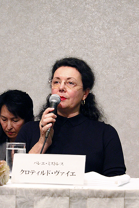 バレエ・ミストレス クロティルド・ヴァイエ （撮影：西原朋未）