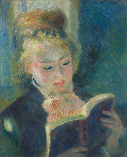 読書する少女　1874-1876年、油彩／カンヴァス、オルセー美術館