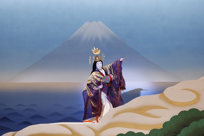 『松廼羽衣』中村時蔵
