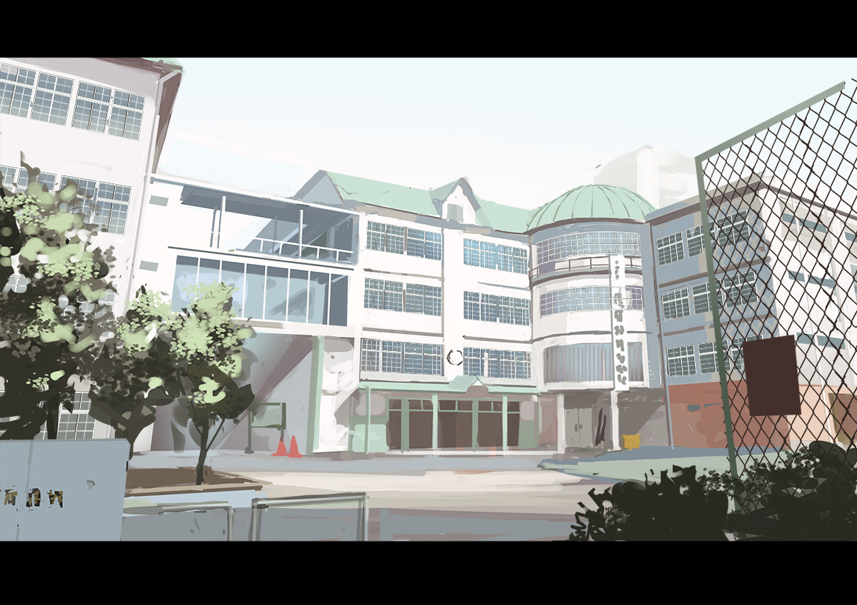 イメージボード　校舎 (C)︎2022 安田現象/Xenotoon