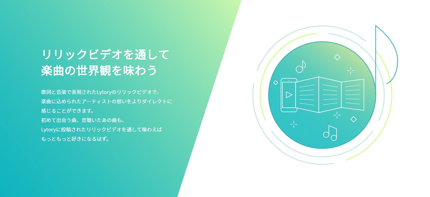 歌詞や楽曲に込められたアーティストの世界観 ストーリーを 30 秒の縦型リリックビデオで配信するスマホアプリ Lytory リトリー のティザーサイトを公開 Spice エンタメ特化型情報メディア スパイス