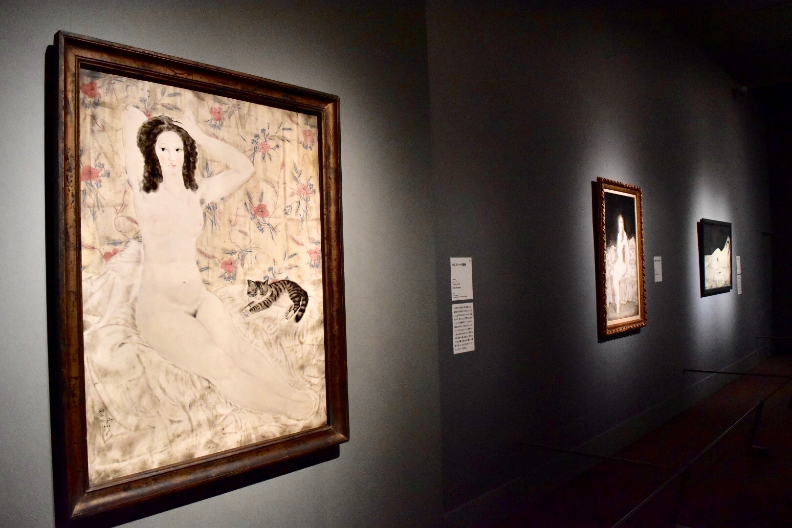 《タピスリーの裸婦》 1923年 京都国立近代美術館蔵 (C) Foundation Foujita / ADAGP , Paris & JASPAR , Tokyo , 2017 E2833