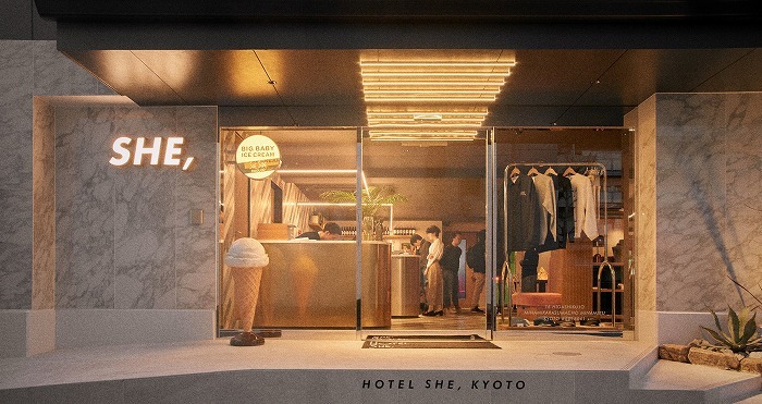 HOTEL SHE, KYOTO外観