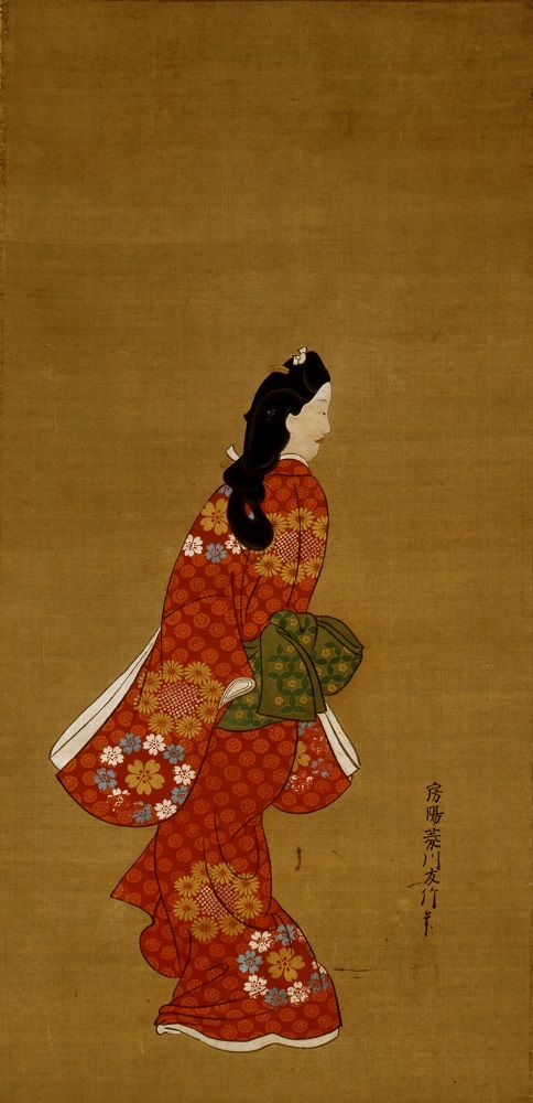 見返り美人図　菱川師宣筆　江戸時代・17世紀 東京国立博物館蔵 
