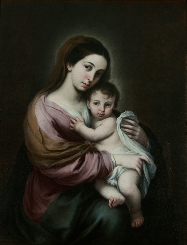バルトロメ・エステバン・ムリーリョ《聖母子》 ヨハネ・パウロ2世美術館©Museum John Paul Ⅱ Collection