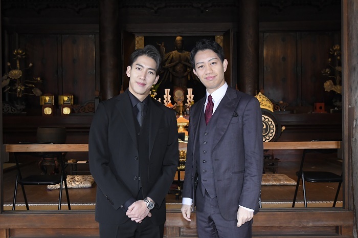 （左から）尾上右近、中村壱太郎