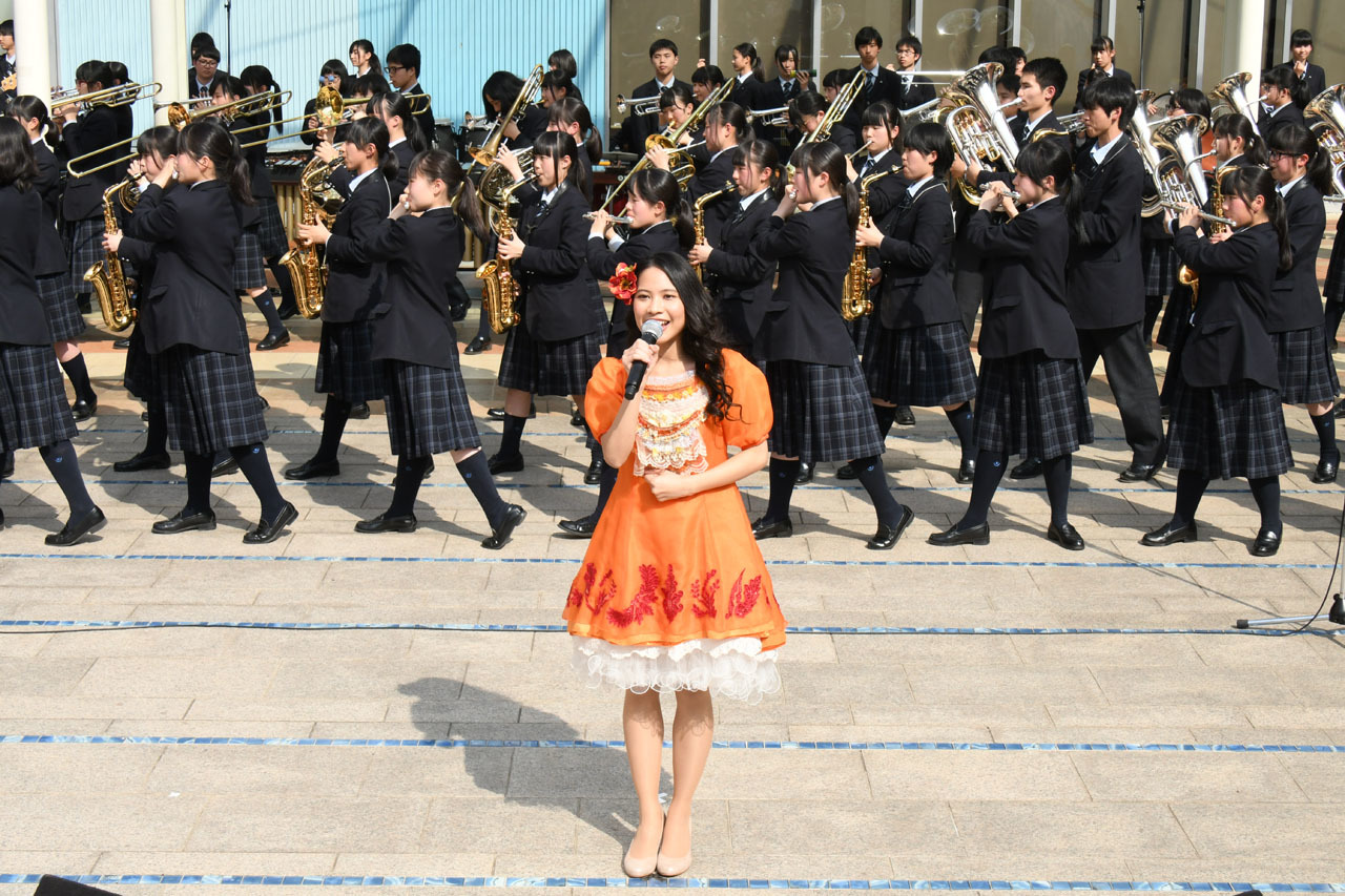 屋比久知奈と千葉県柏市立柏高等学校の吹奏楽部