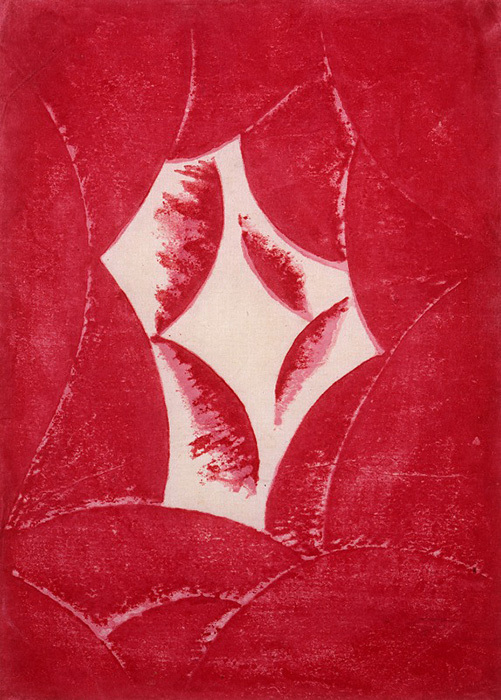  『抒情「あかるい時」』1915、木版・紙、東京国立近代美術館