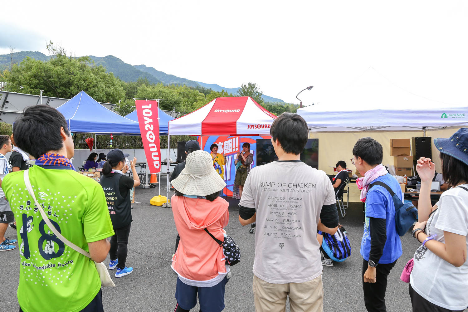 来場者が歌えるカラオケブースも。かなり盛況でした