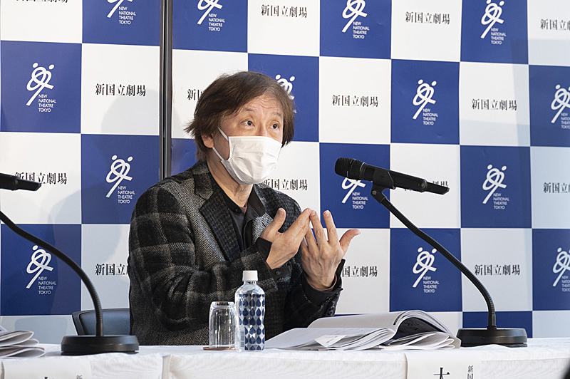 新国立劇場 2023/2024シーズン ラインアップ説明会 大野和士オペラ芸術監督 （撮影：長澤直子）