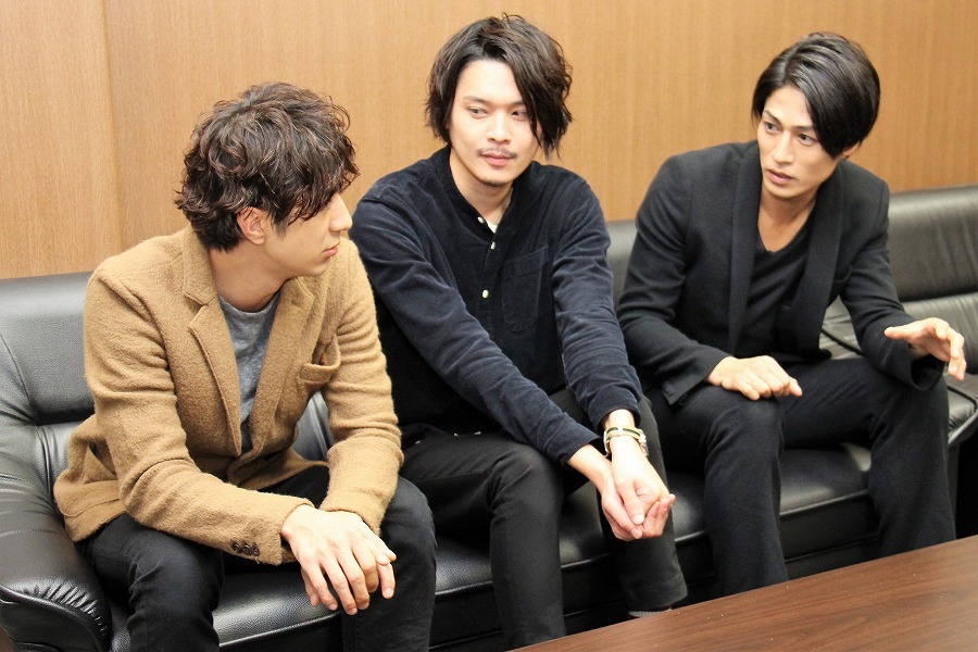 松本寛也、相馬圭祐、丸山敦史