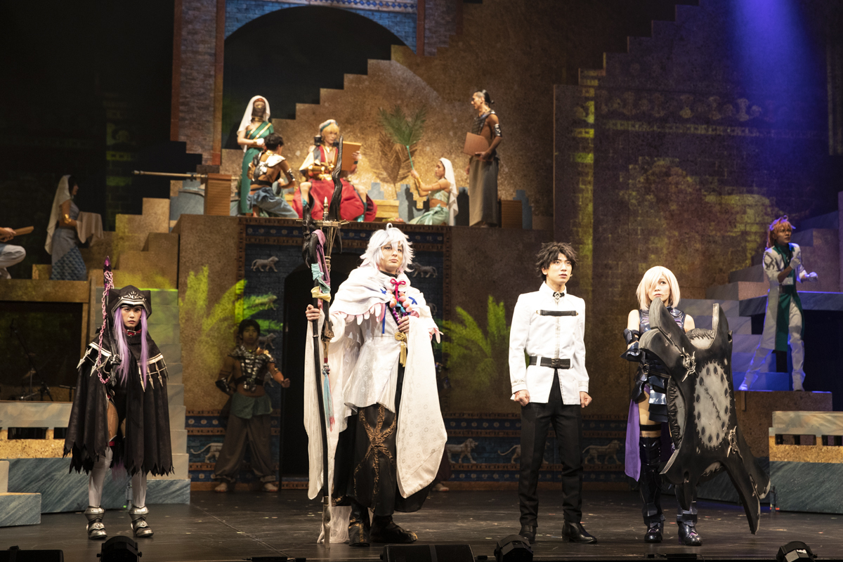 舞台『Fate/Grand Order THE STAGE -絶対魔獣戦線バビロニア-』ゲネプロの様子 (C)TYPE-MOON / FGO STAGE PROJECT
