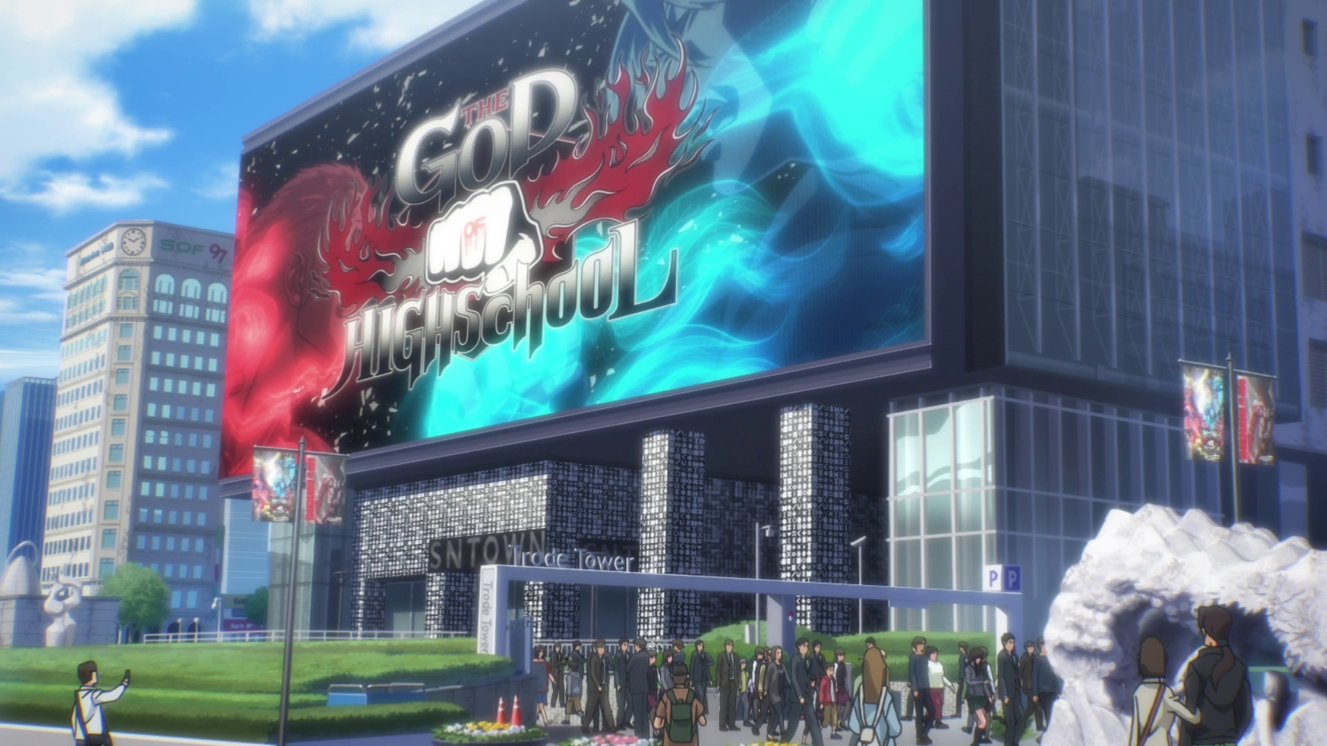 アニメ『THE GOD OF HIGH SCHOOL ゴッド・オブ・ハイスクール』PVより (C) 2020 Crunchy Onigiri, LLC　Based on the comic series The God of High School created by Yongje Park and published by WEBTOON